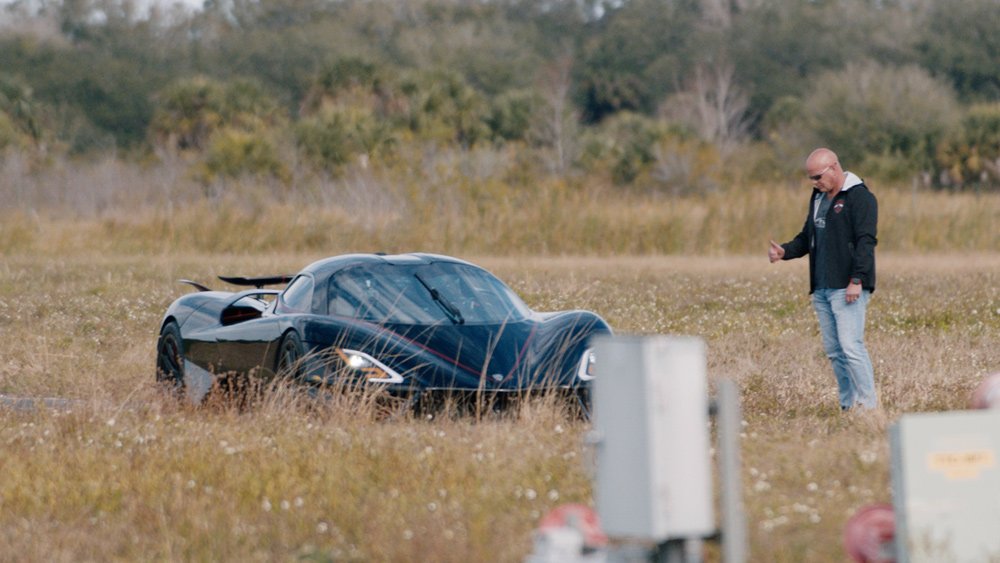 SSC North America founder Jerod Shelby looks at his SSC Tuatara hypercar.