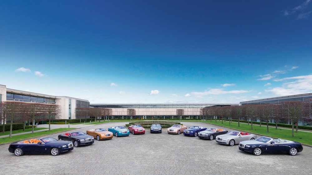 The headquarters for Rolls-Royce Motor Cars in Goodwood, UK.