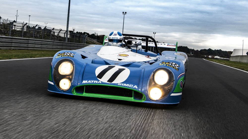 A 1972 Matra MS 670 race car.