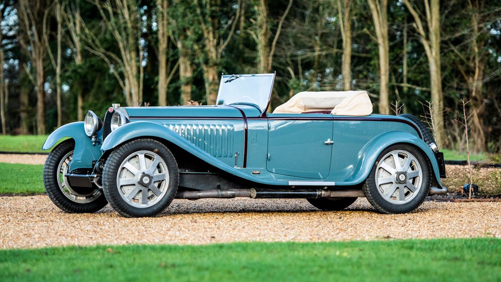 A 1932 Bugatti Type 55 Roadster.