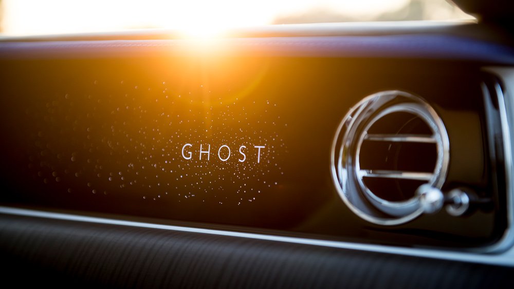 Inside the 2021 Rolls-Royce Ghost.
