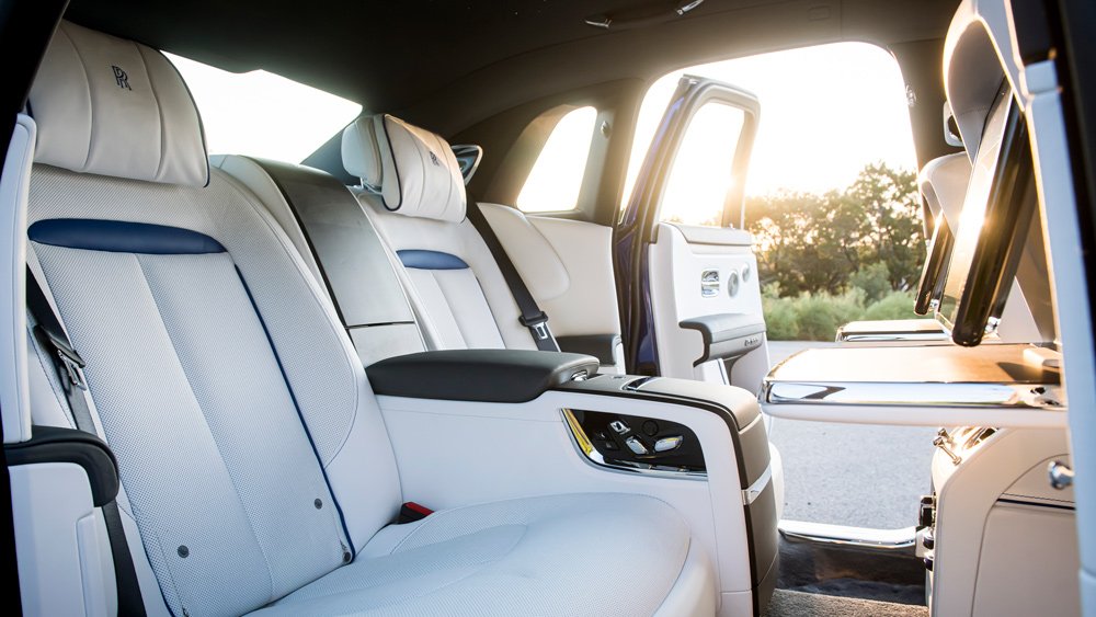 Inside the 2021 Rolls-Royce Ghost.