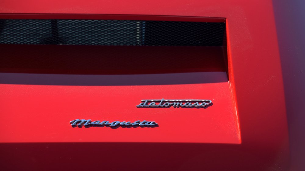 A detailed look at a 1970 De Tomaso Mangusta.
