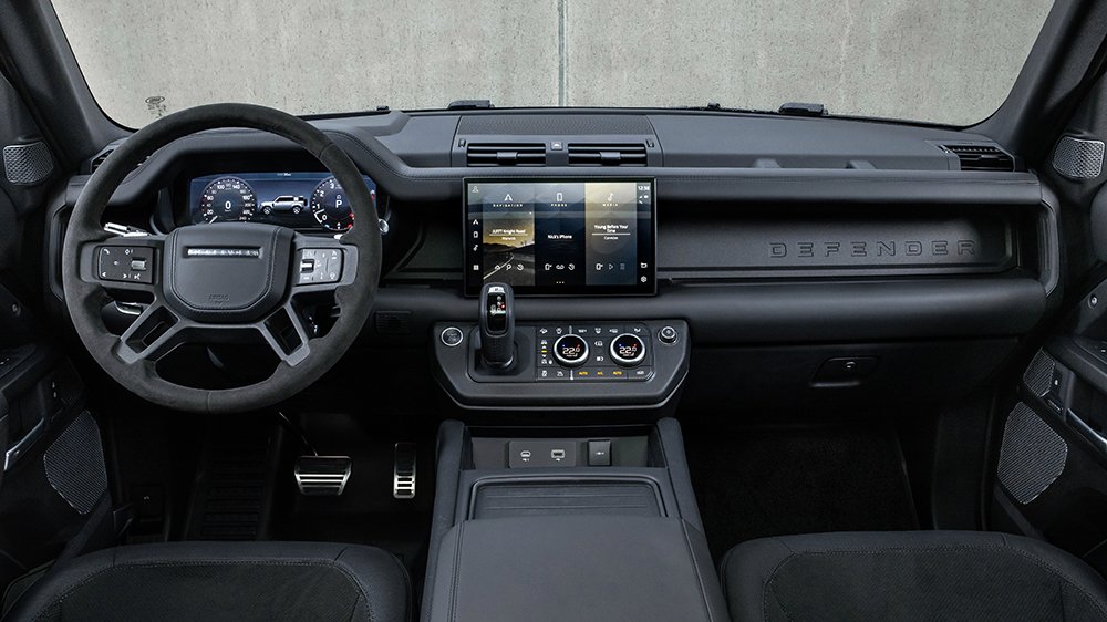 Inside the 2022 Defender V8