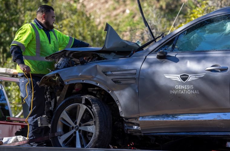 Tiger Woods car crash