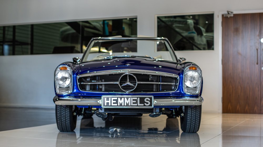 An electric Mercedes-Benz 280SL