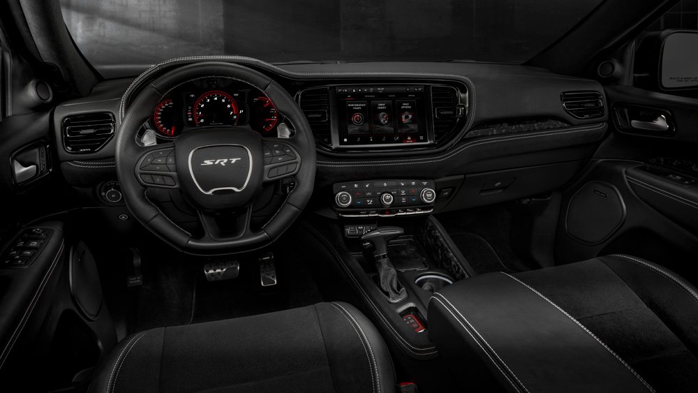 The interior of the 2021 Dodge Durango SRT Hellcat.