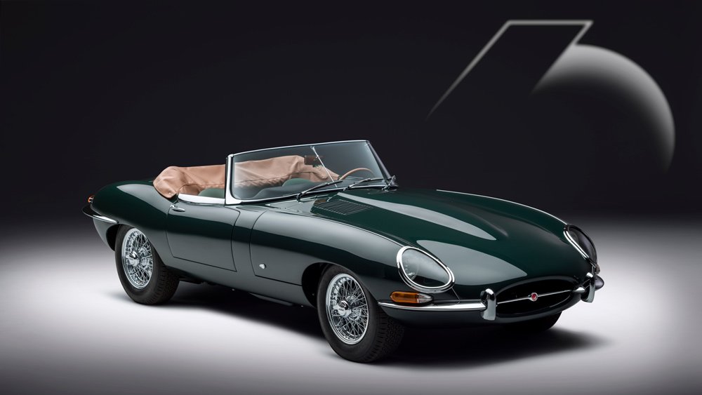 The Jaguar E-type 60 collection's roadster.