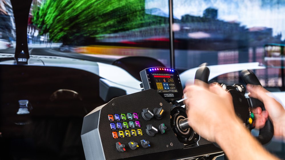 The Motion Pro II race simulator from CXC Simulations.