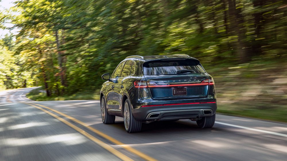The 2021 Lincoln Nautilus Black Label midsize SUV.