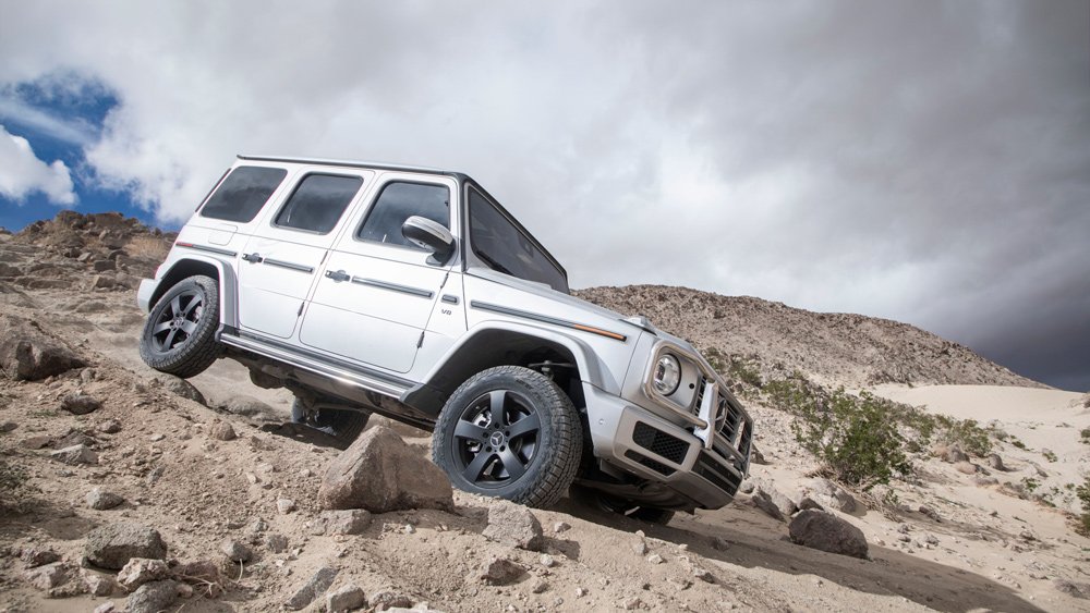 The Mercedes-Benz G550 sport utility vehicle.