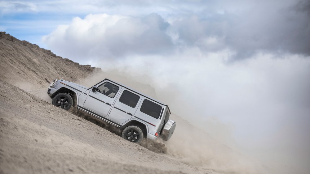 The Mercedes-Benz G550 sport utility vehicle.