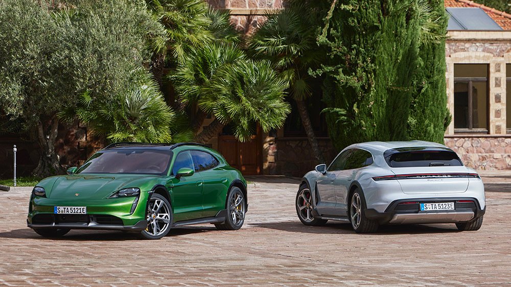 2021 Porsche Taycan Turbo S Cross Turismo and 4S Cross Turismo