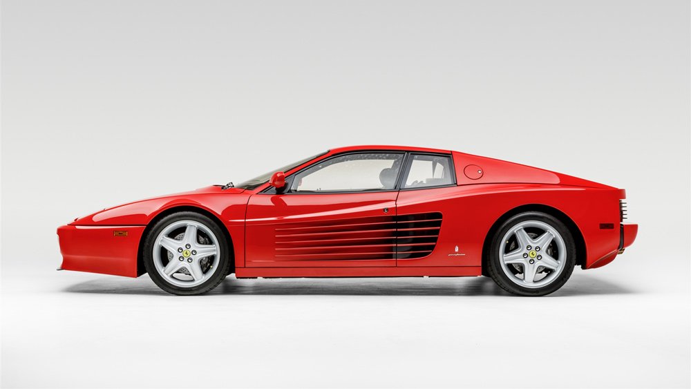 A 1993 Ferrari 512 TR.