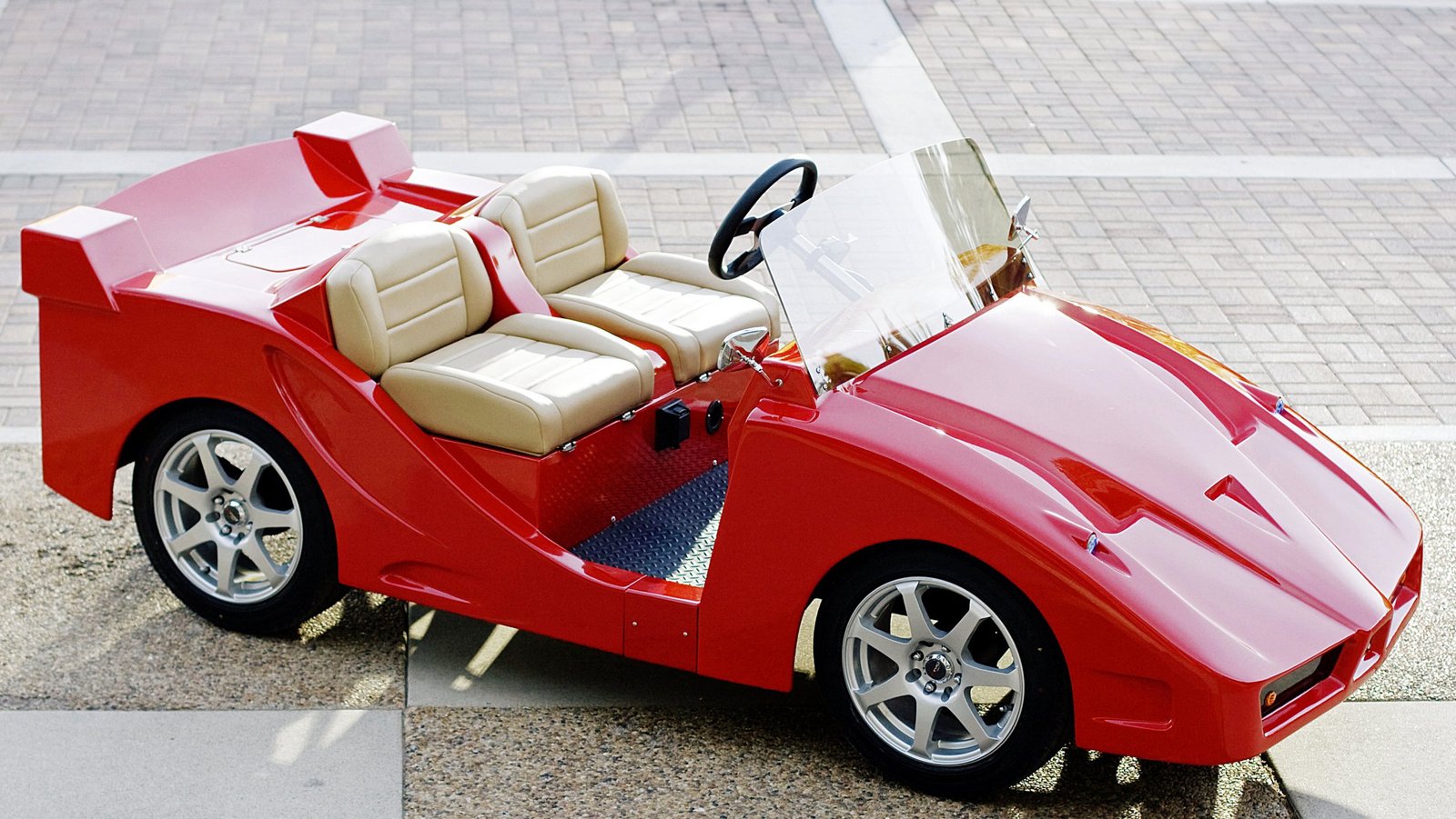 Ferrari F% golf cart
