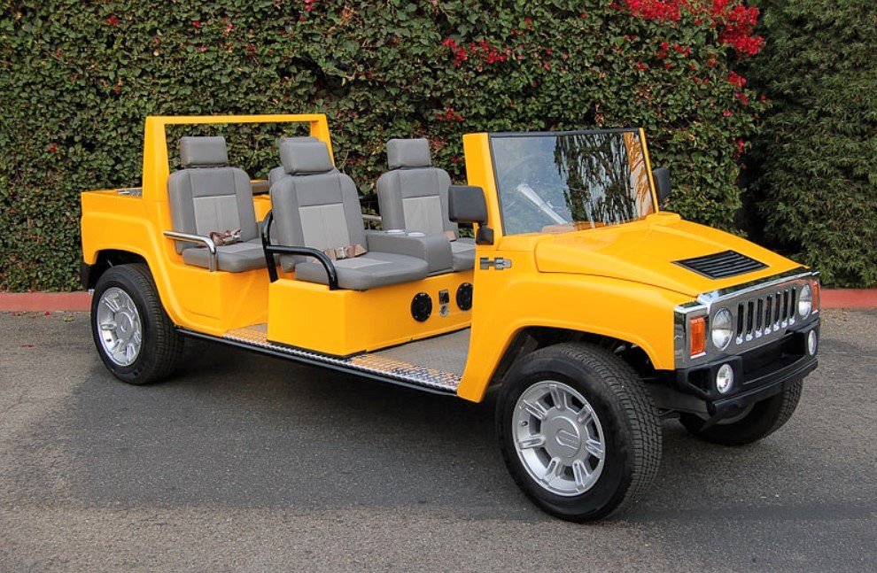 Hummer H# golf cart