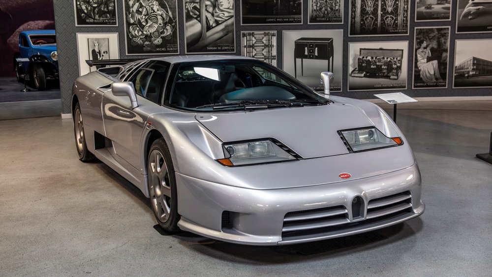 A 1994 Bugatti EB 110 Supersport “Le Mans.”