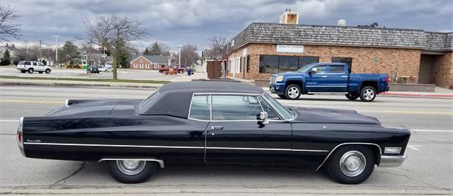 A classic Caddy (Cadillac) highway cruiser