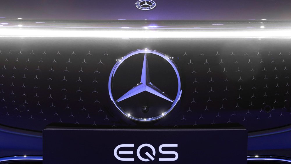 The all-electric Mercedes-Benz EQS.