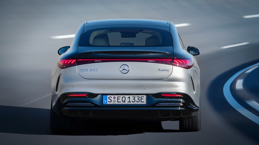 The all-electric Mercedes-Benz EQS.