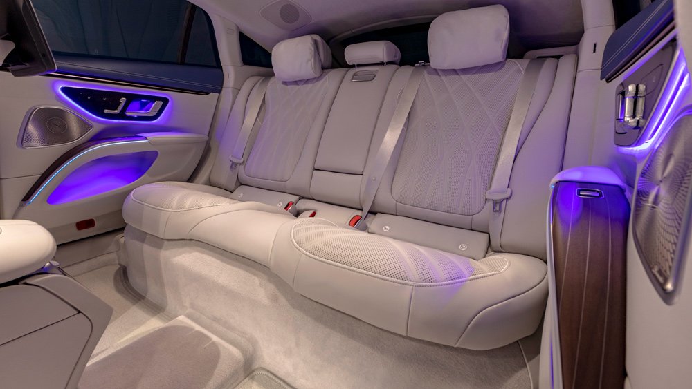The all-electric Mercedes-Benz EQS.