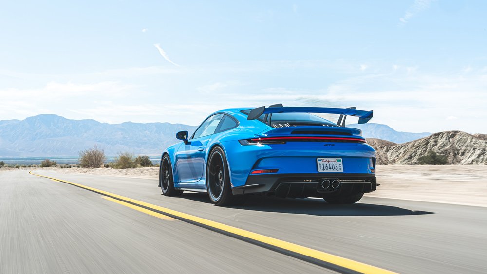A 2022 Porsche 911 GT3.