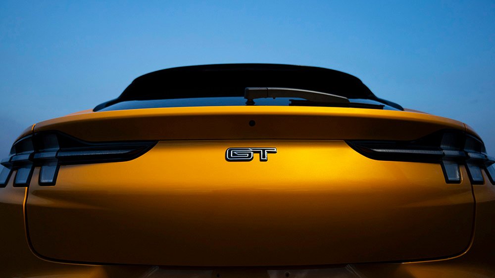 2021 Ford Mustang Mach-E GT available early fall 2021. (Closed course. Professional driver. Do not attempt.)