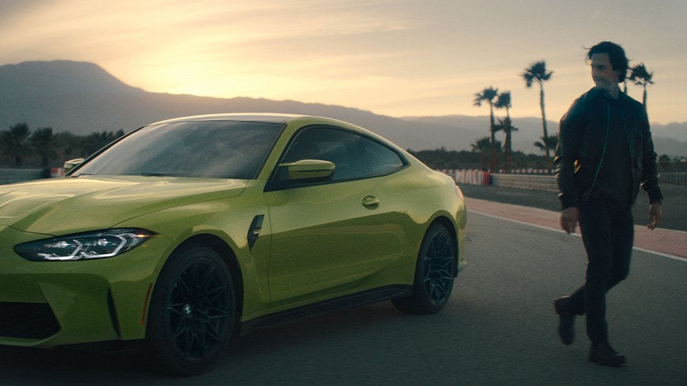A still of actor Milo Ventimiglia from a BMW
