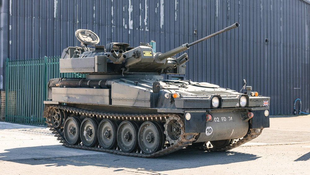 An Alvis Sabre light tank available through CollectingCars.com.