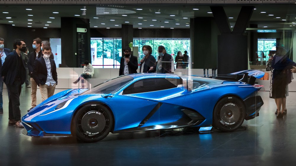 The all-electric Estrema Fulminea hypercar prototype.