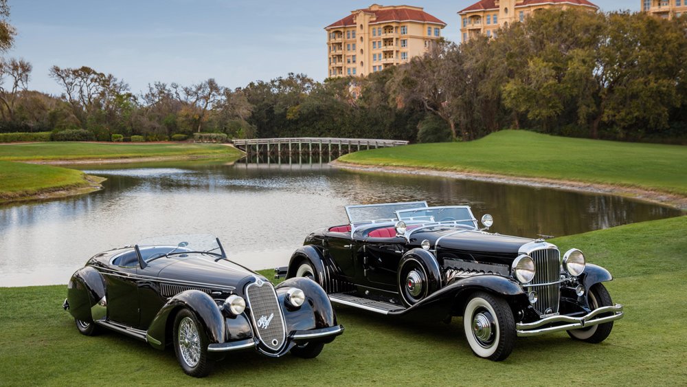 In 2017, a 1939 Alfa Romeo 8C 2900B Lungo Spider earned Best of Show Concours de Sport, and a 1935 Duesenberg Model SJ-582 garnered Best of Show Concours d'Elegance at the Amelia Island Concours d'Elegance.