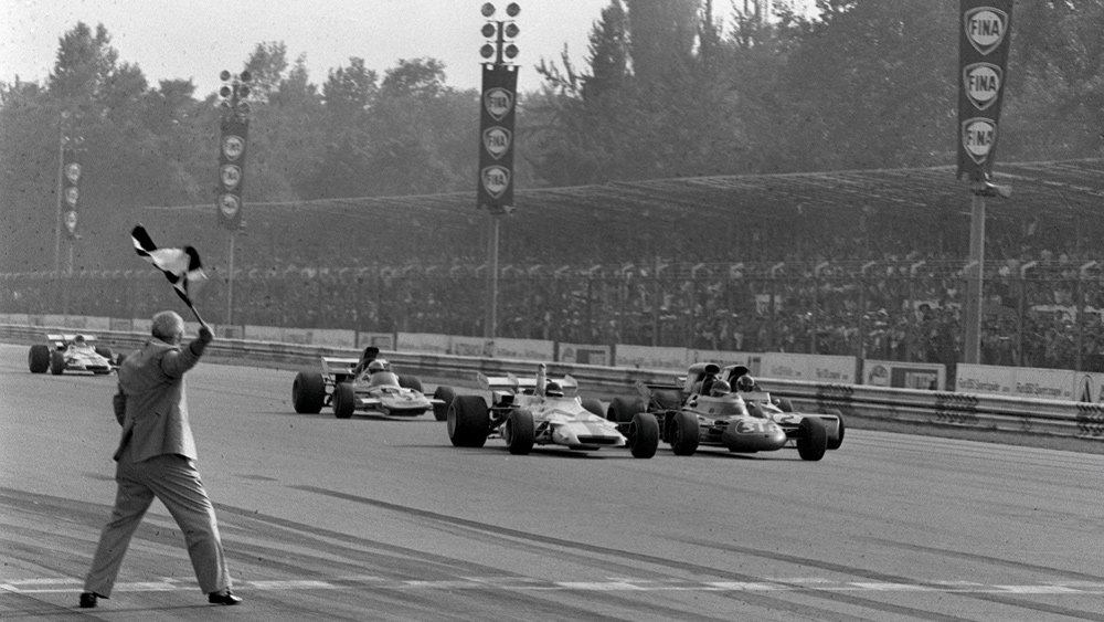 In 1971, the Italian Grand Prix featured Formula 1's closest finish, a difference of .01 seconds.
