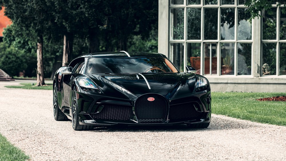 The Bugatti La Voiture Noire hypercar.