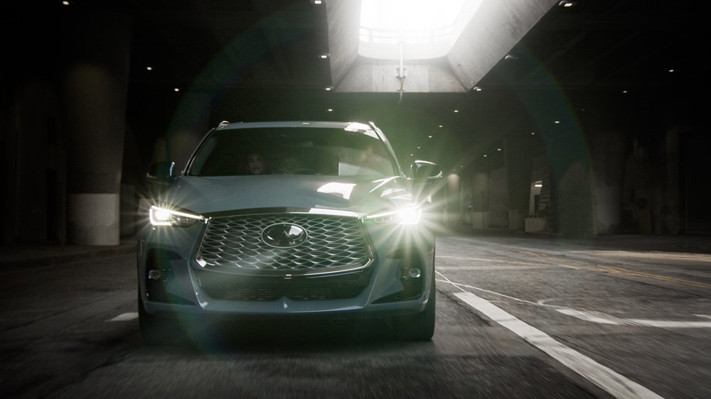 The 2022 Infiniti QX55 crossover coupe.