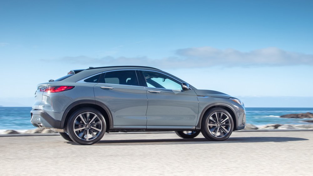 The 2022 Infiniti QX55 crossover coupe.