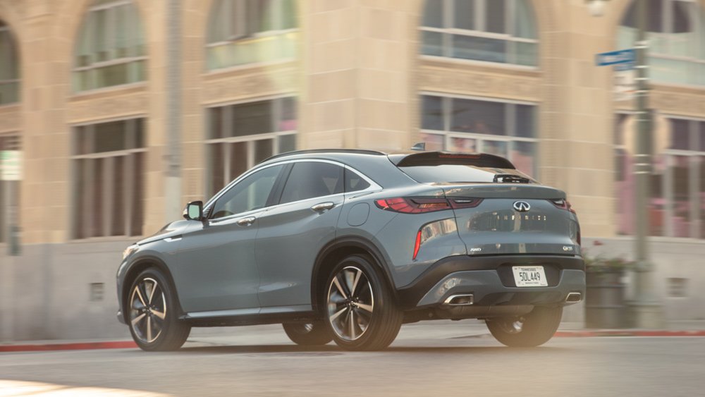 The 2022 Infiniti QX55 crossover coupe.
