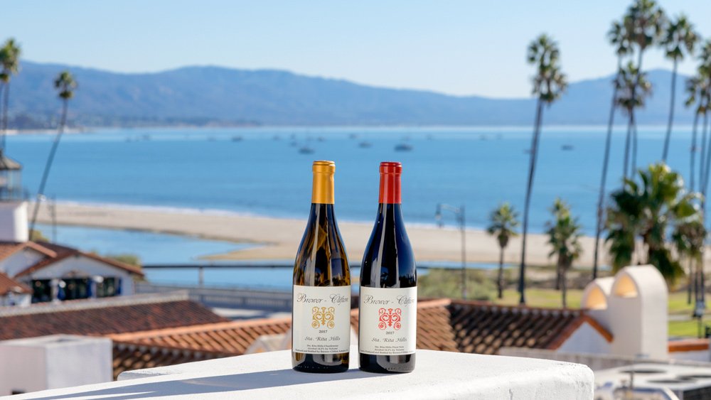Brewer-Clifton's 2017 Sta. Rita Hills Chardonnay and Pinot Noir.
