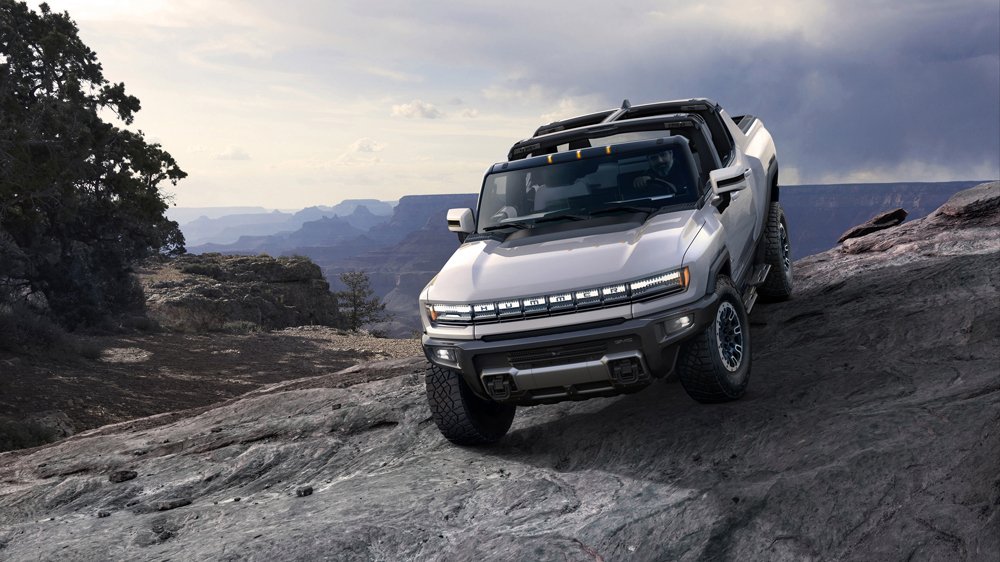 The 2022 GMC Hummer EV.