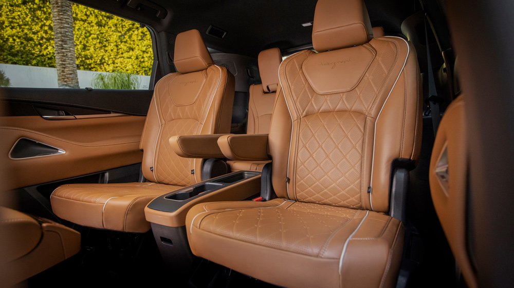 Inside the 2022 Infiniti QX60.