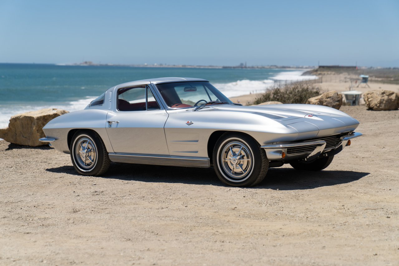 Neil Peart's 1963 Chevy Corvette | Image courtesy of Gooding & Company, photo by Mike Maez