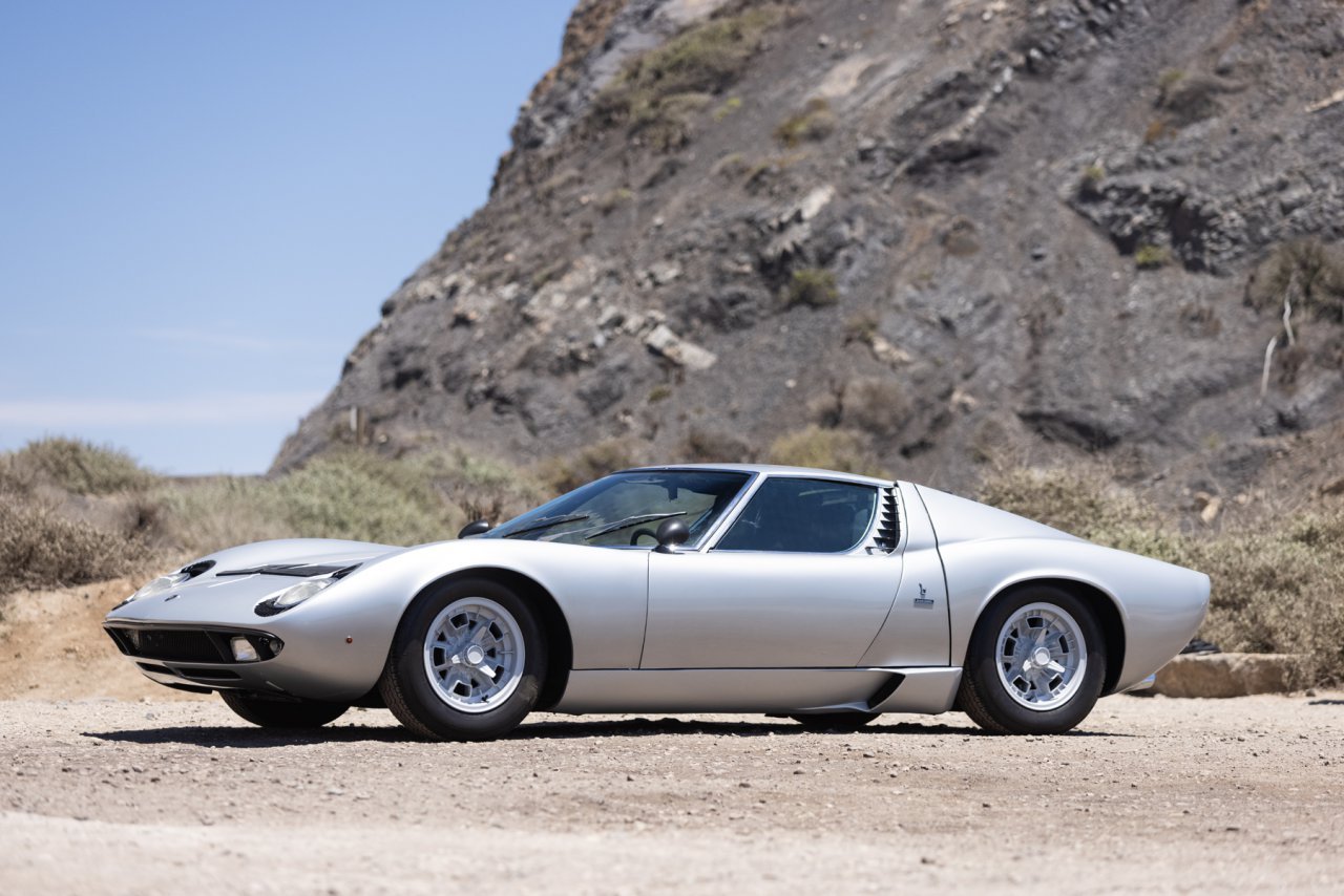 Neil Peart's 1970 Lamborghini Miura P400 S | Image courtesy of Gooding & Company, photo by Brian Henniker