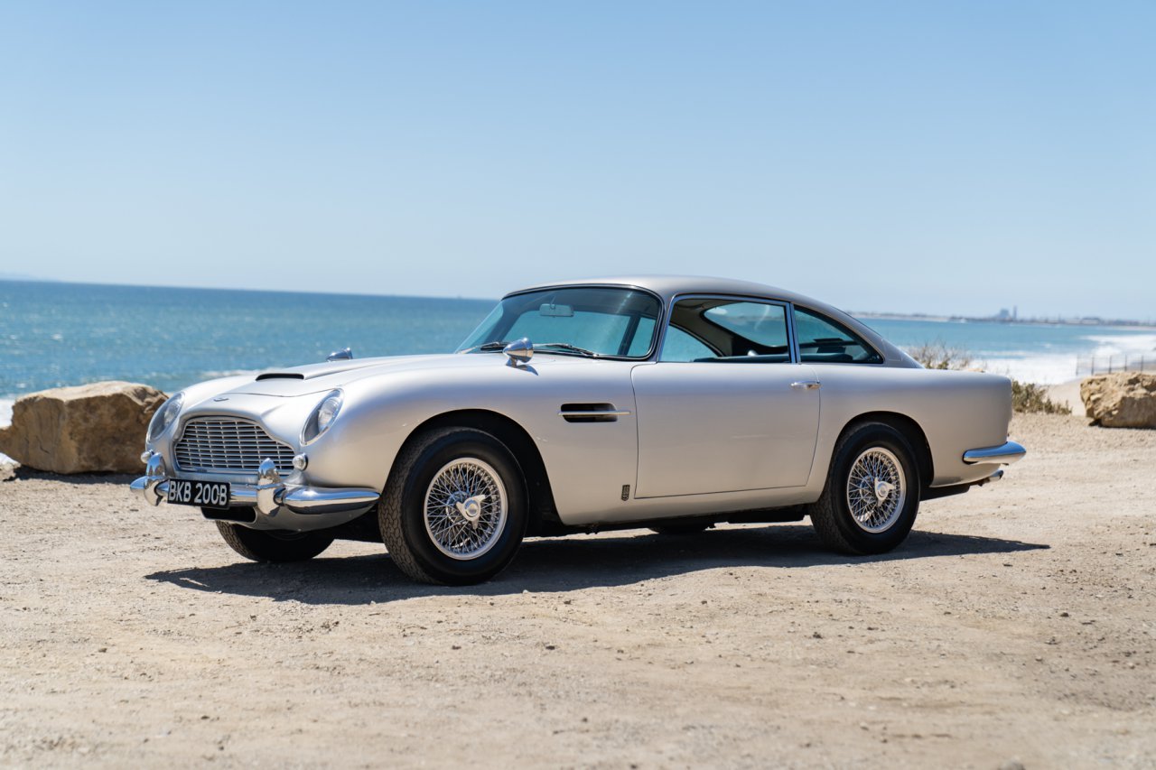 Neil Peart's 1964 Aston Martin DB5 | Image courtesy of Gooding & Company, photo by Mike Maez