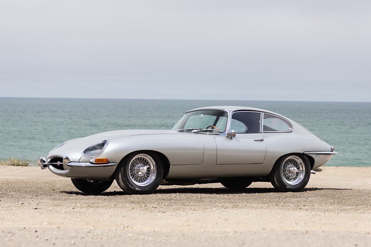 Neil Peart's 1964 Jaguar E-Type Coupe | Image courtesy of Gooding & Company, photo by Brian Henniker