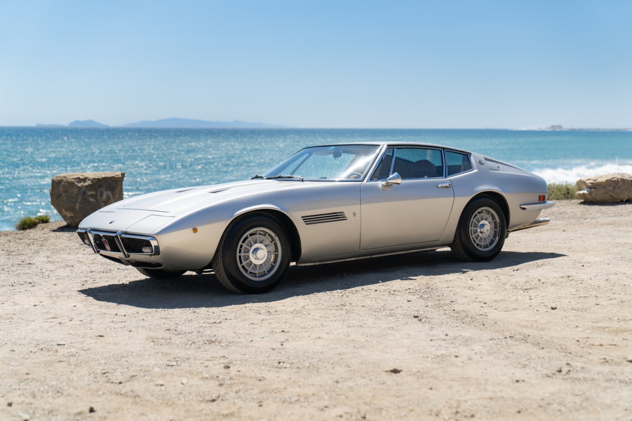 Neil Peart's 1973 Maserati Ghibli 4.9 SS Coupe | Image courtesy of Gooding & Company, photo by Mike Maez