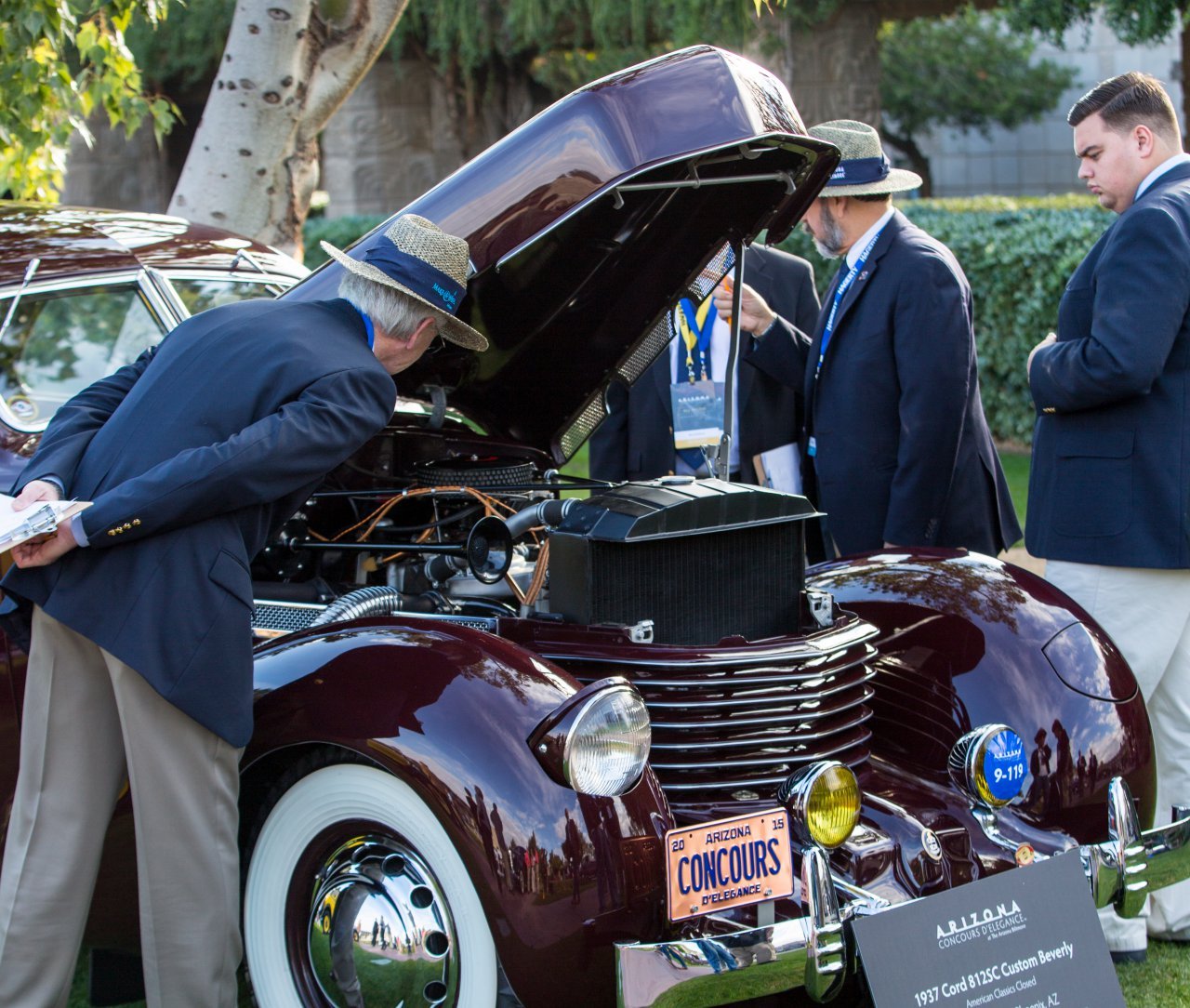 Arizona Concours d'Elegance judges | Bob Golfen photo