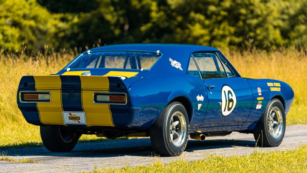 A 1967 Chevrolet Camaro Z/28 Trans Am.