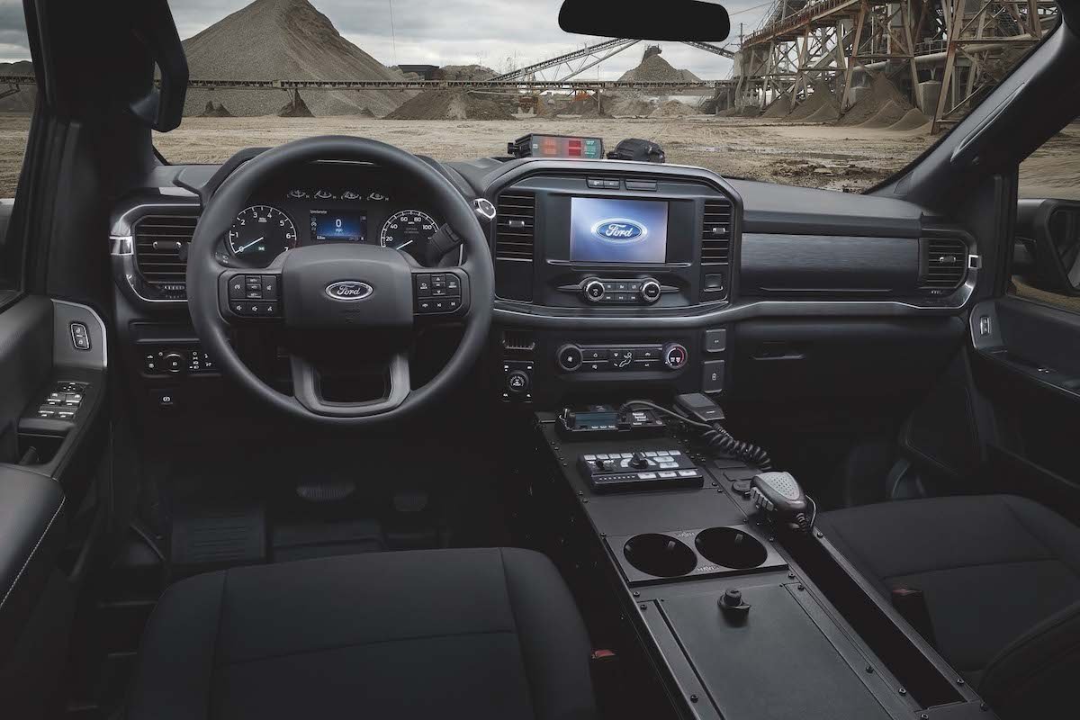 2021 F-150 Police Responder interior