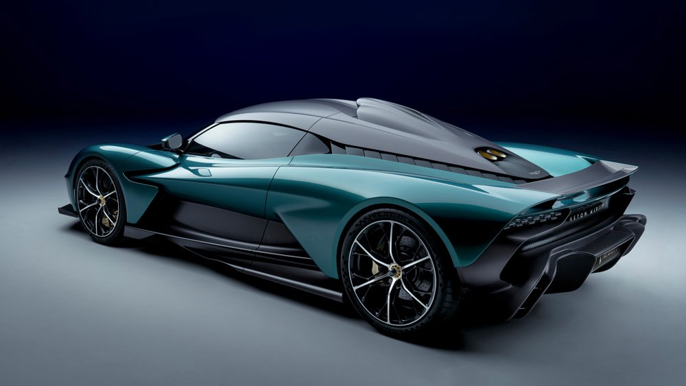 The hybrid Aston Martin Valhalla supercar.