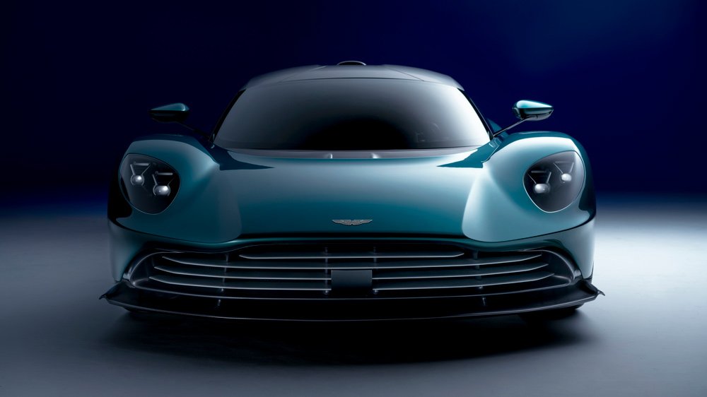 The hybrid Aston Martin Valhalla supercar.