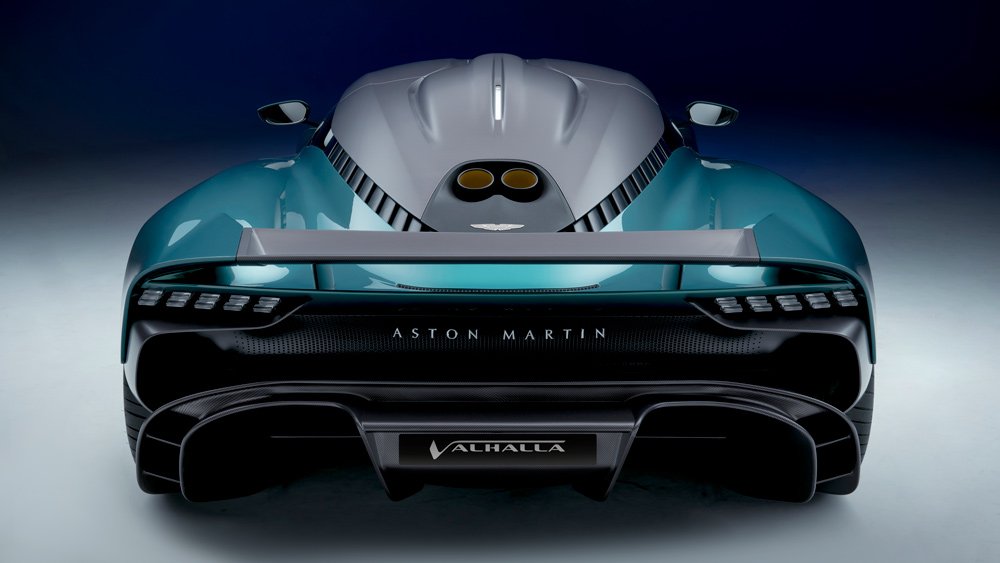 The hybrid Aston Martin Valhalla supercar.